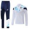 Manchester City Sweatshirts Anzüge Suit 2022-23 Weiß Blaue Für Herren